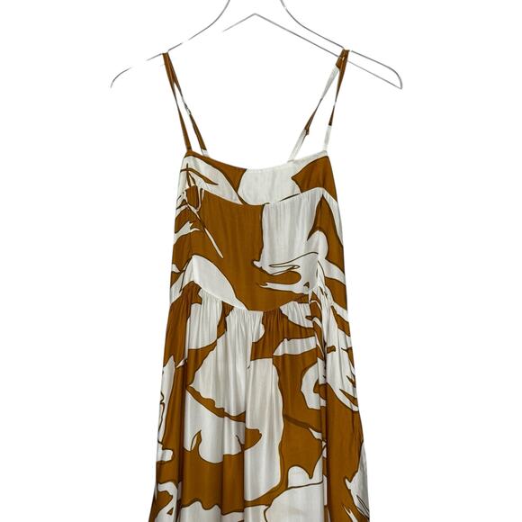 Sofia Made in Italy Arabella Italian Satin Strappy Midi Dress Made in Italy XS/S - Picture 5 of 11